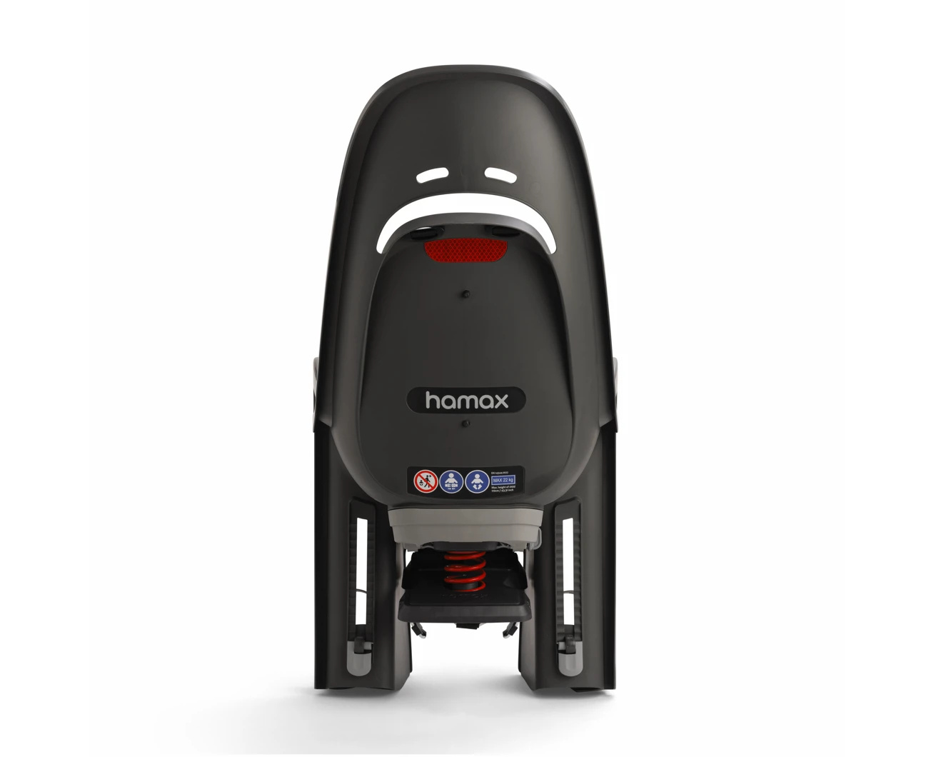 Dziecięce siodełko na bagażnik HAMAX Zenith Szary/Czarny